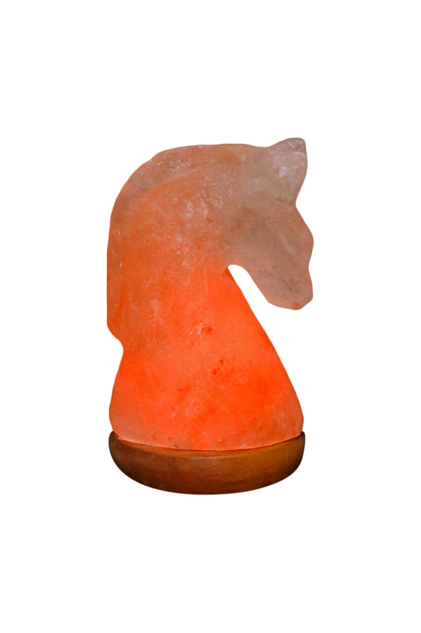 Himalayan Rock Salt Mini Horse Lamp