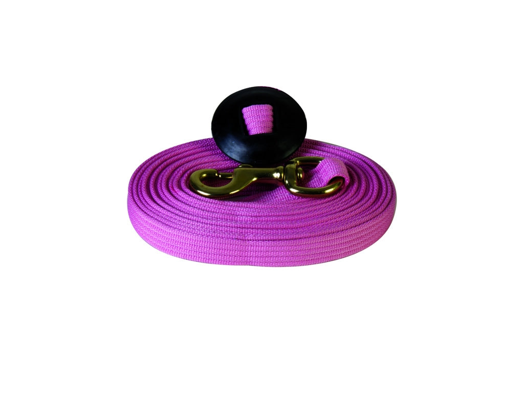 Basic Flat Cotton Web Lunge Line