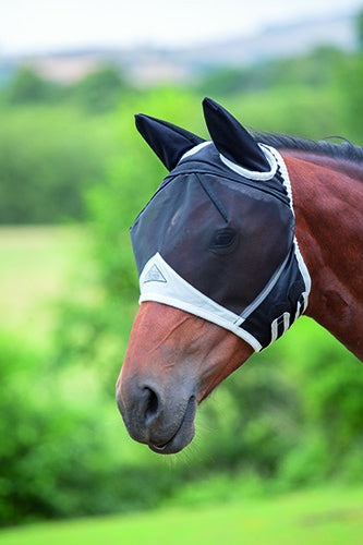 Shires Fine Mesh Fly Mask With Ears