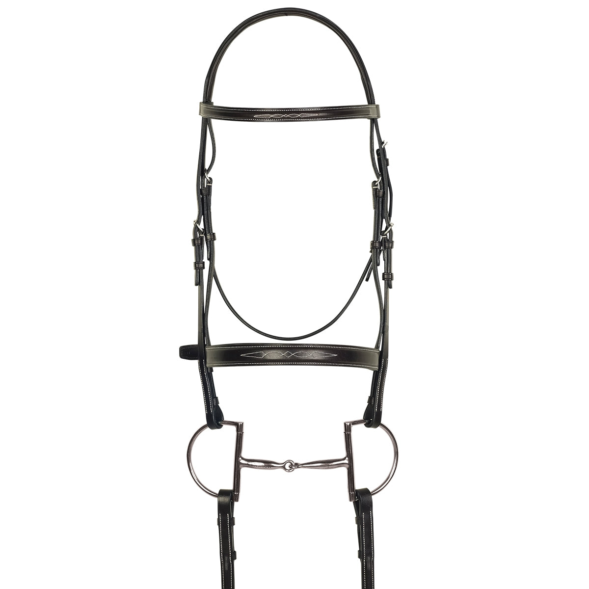 Aramas Fancy Mild Square Raised Bridle with Fancy Lace Reins