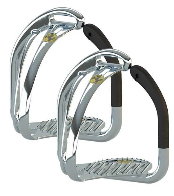 Space Technology Safety English Stirrups Irons - Sold in Pairs