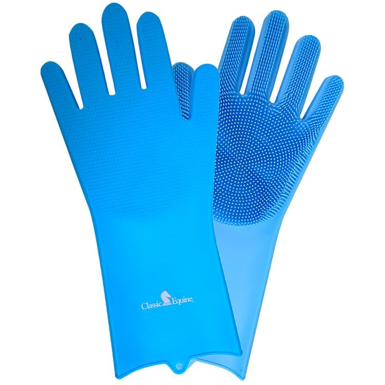 Classic Equine Grooming Wash Gloves