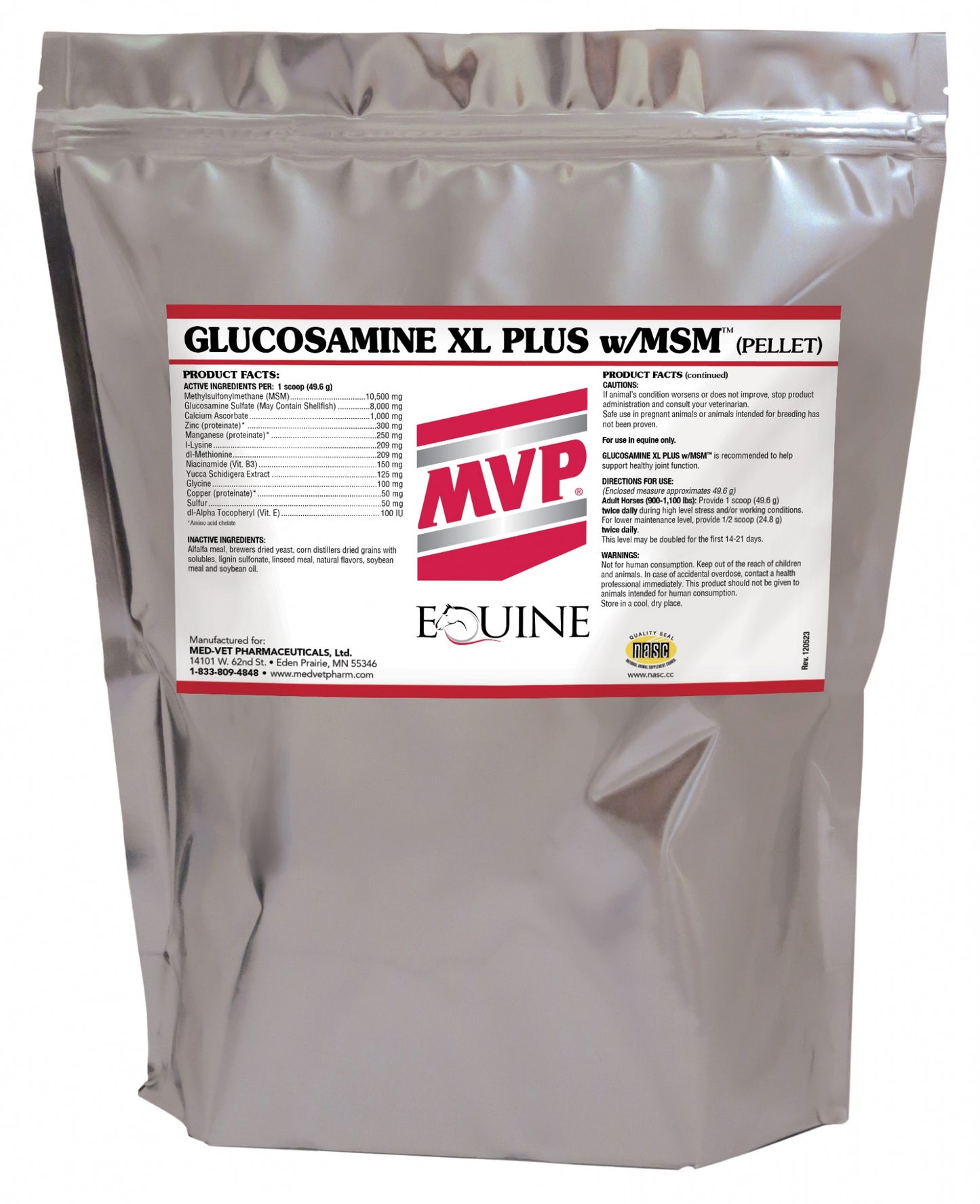 MVP Glucosamine XL Plus with MSM (Pellets)