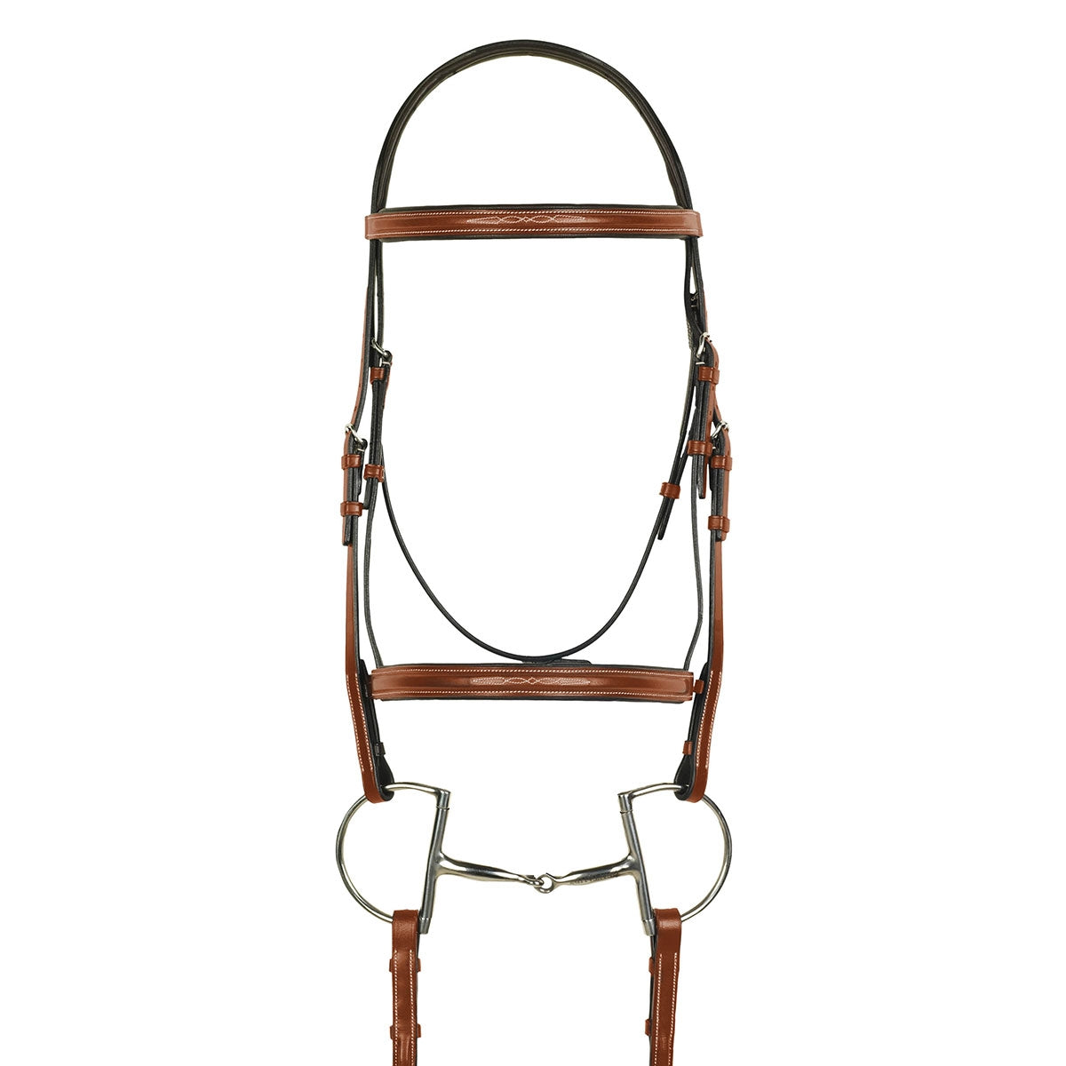 Aramas Fancy Square Raised Padded Bridle with Fancy Lace Reins