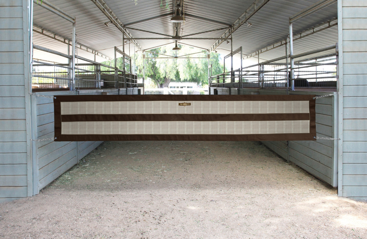 Kensington Aisle Guard with Hardware (Chain sides)