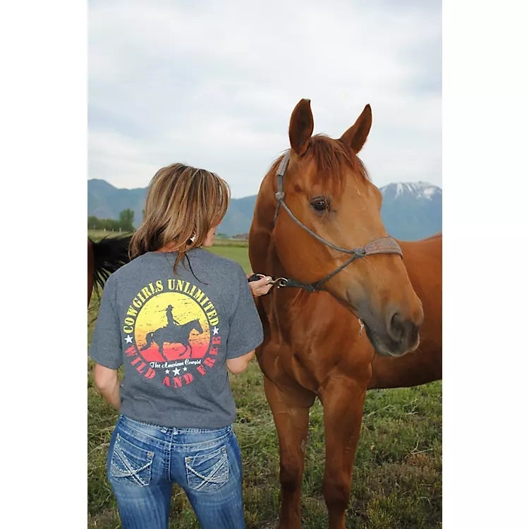 Cowgirls Unlimited Wild and Free T-Shirt