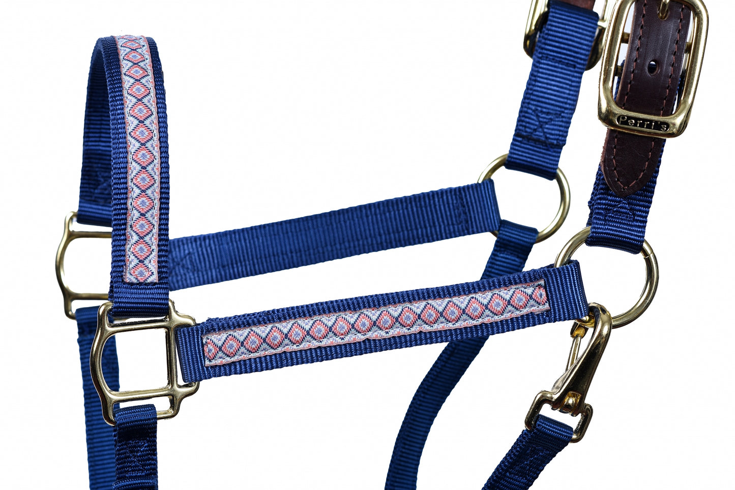 Perri's Nylon Ribbon Safety Halter - IKAT Diamonds