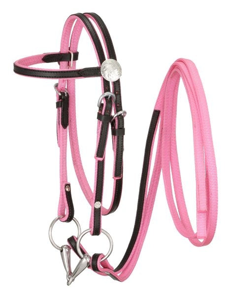 King Series Miniature Nylon With Leather Bridle