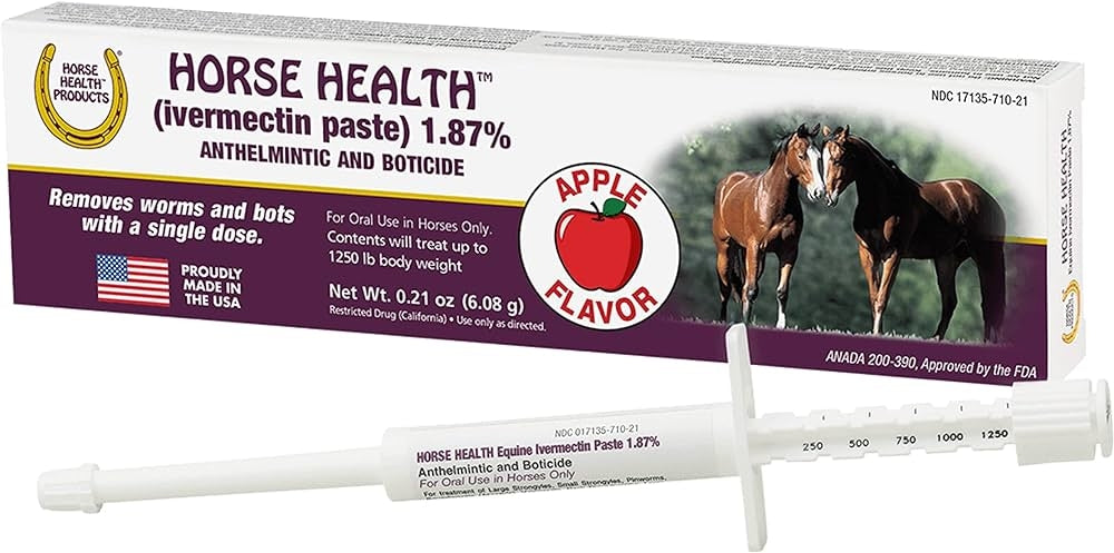 Horse Health Ivermectin Paste 1.87 Dewormer