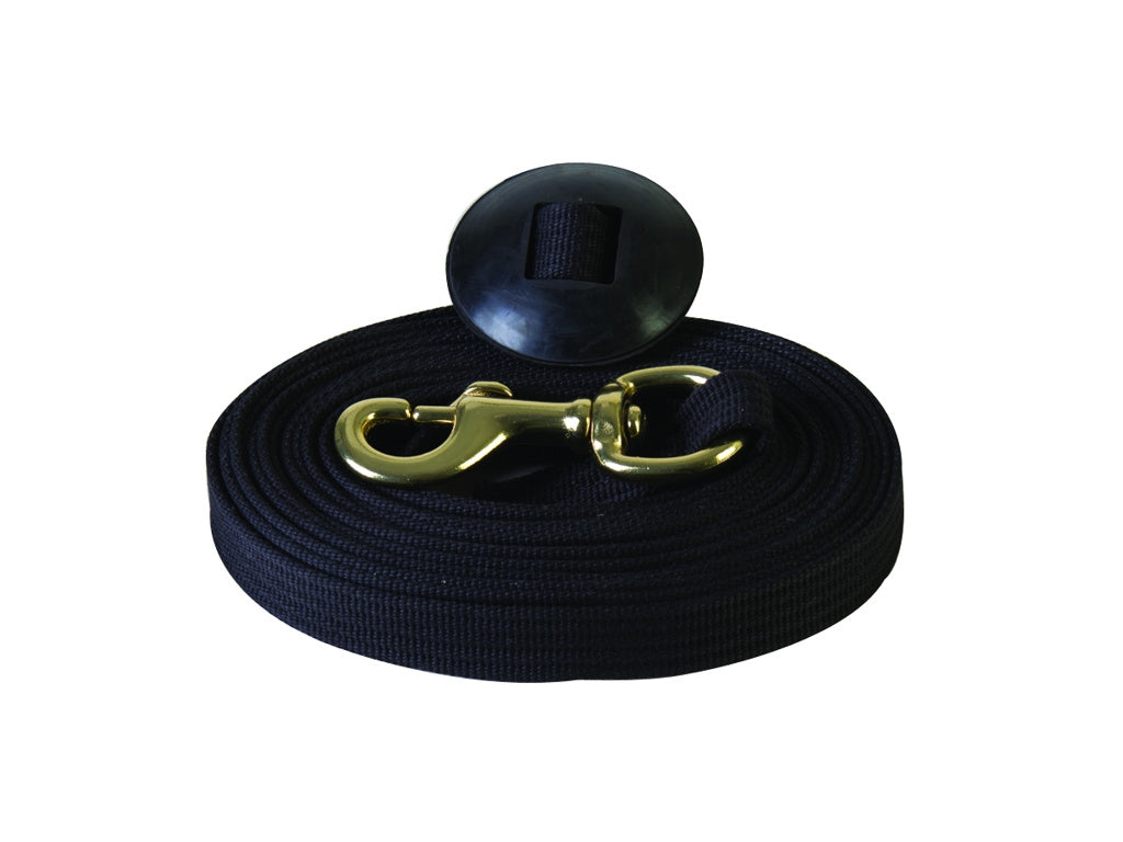 Basic Flat Cotton Web Lunge Line