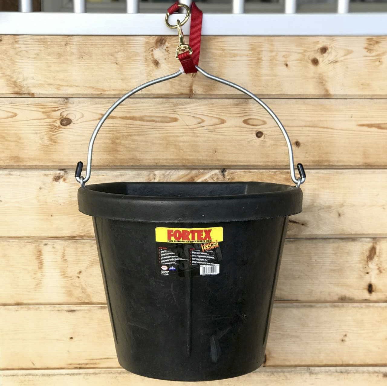 Fortex Rubber Flat Back Bucket