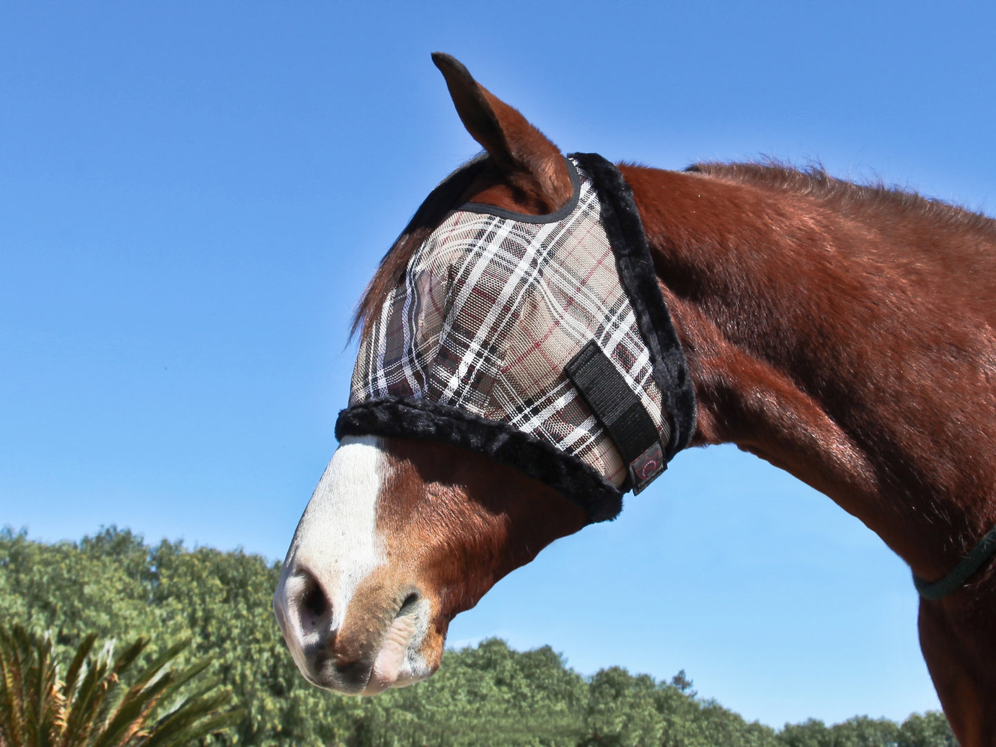 Kensington Signature Fly Mask with Fleece Trim