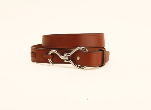 Tory Leather 1 1/4'' Belt with Hoof Pick Buckle