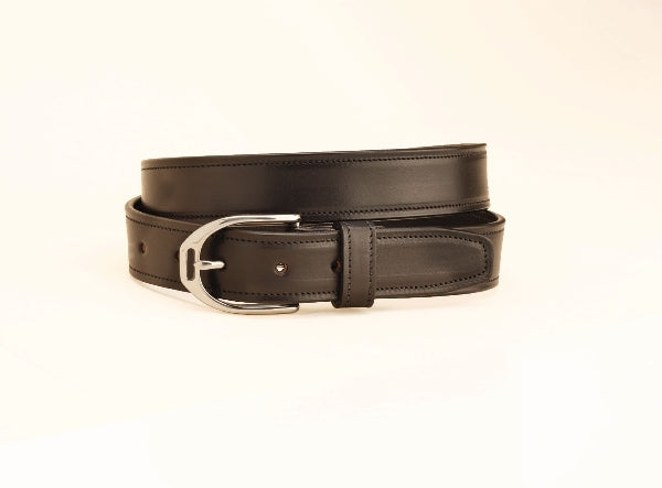 Tory Leather Leather Belt with English Stirrup Buckle