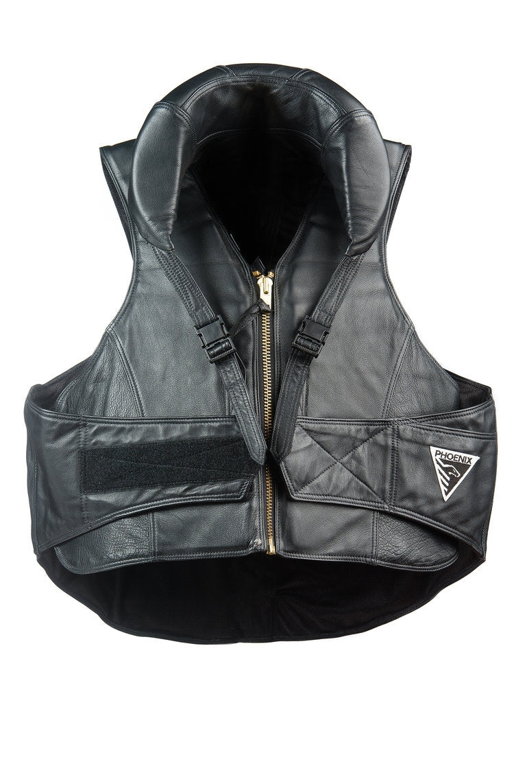 Phoenix Finalist Leather Protective Rodeo Vest