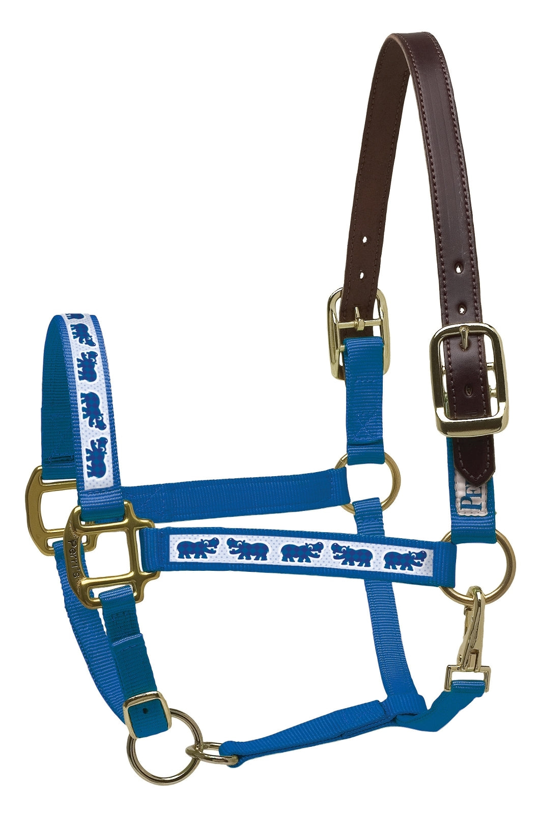 Perri's Nylon Ribbon Safety Halter - Hippos