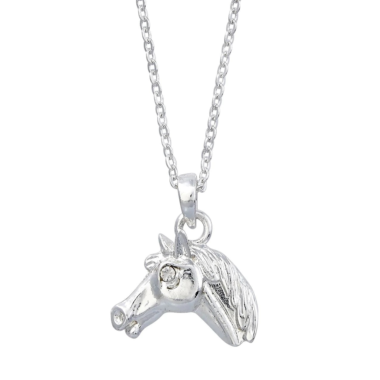 AWST Int'l Horse Head Pendant Necklace with Cowboy Hat Gift Box