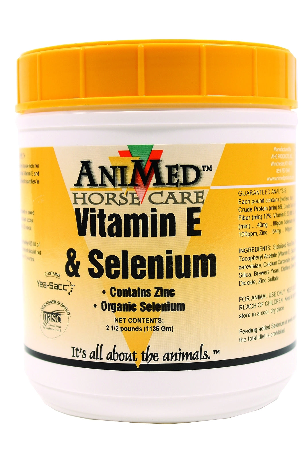 AniMed Vitamin E & Selenium Supplement For Horses