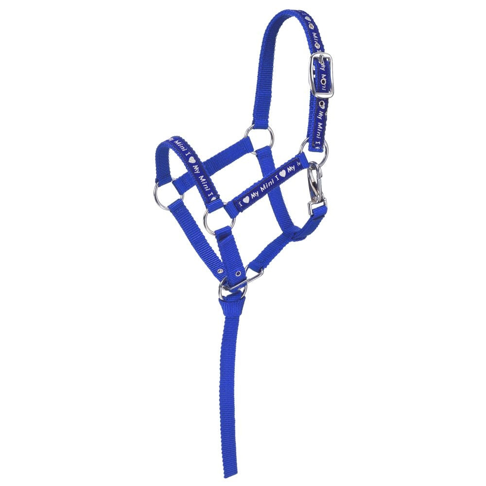 Tough-1 Nylon I Love My Mini Miniature Halter