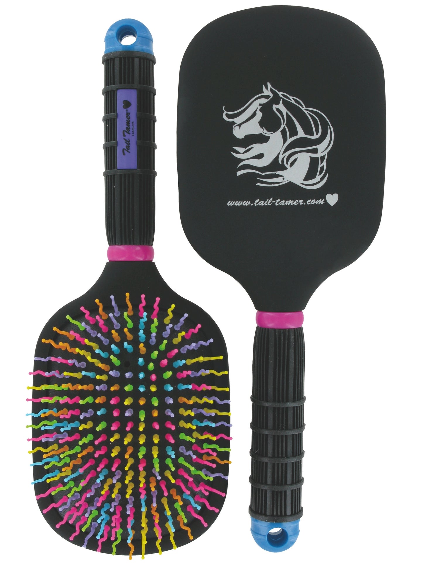 Tail Tamer Rainbow Paddle Brush