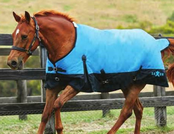 Saxon 600D Standard Neck Medium Turnout Blanket With Gusset ll