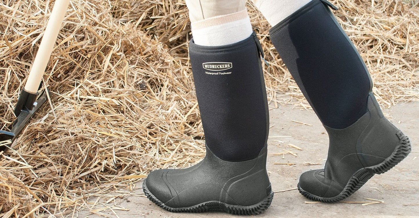 Mudruckers Waterproof Slip-On Tall Boots