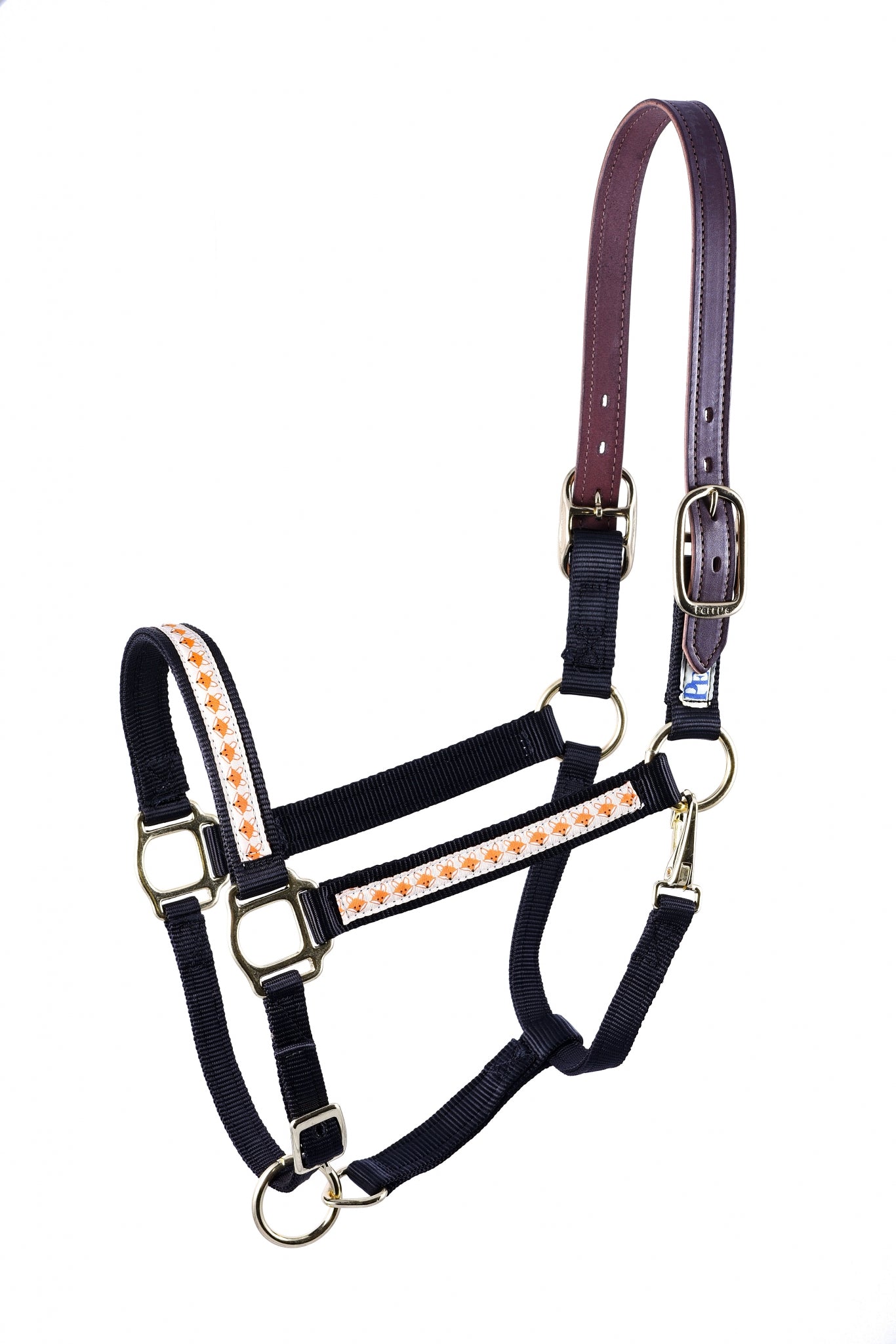 Perri's Nylon Ribbon Safety Halter - Foxes