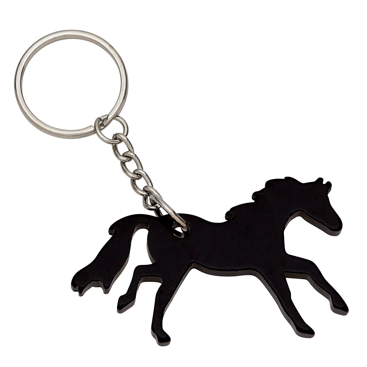 Lila Galloping Horse Key Chain