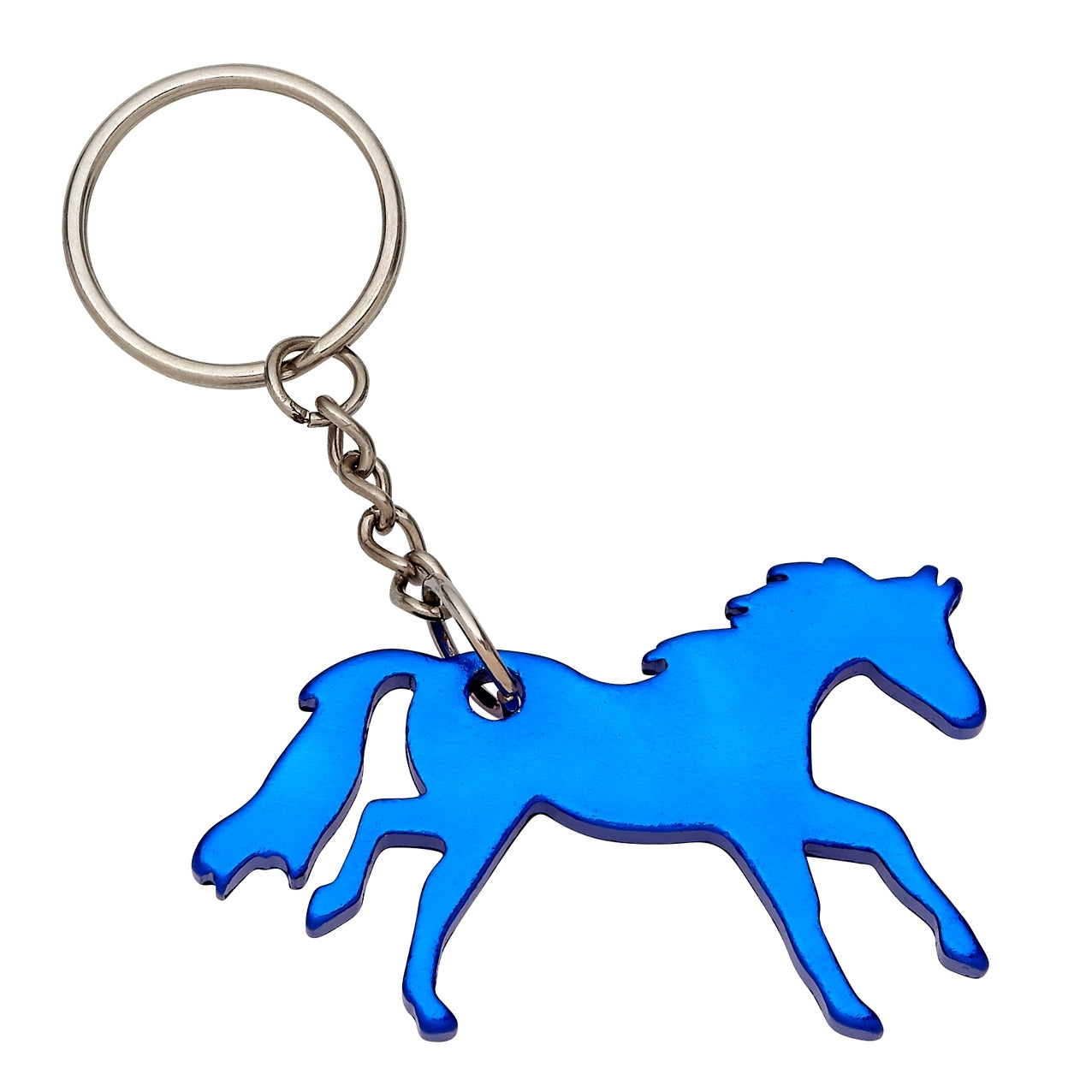 Lila Galloping Horse Key Chain