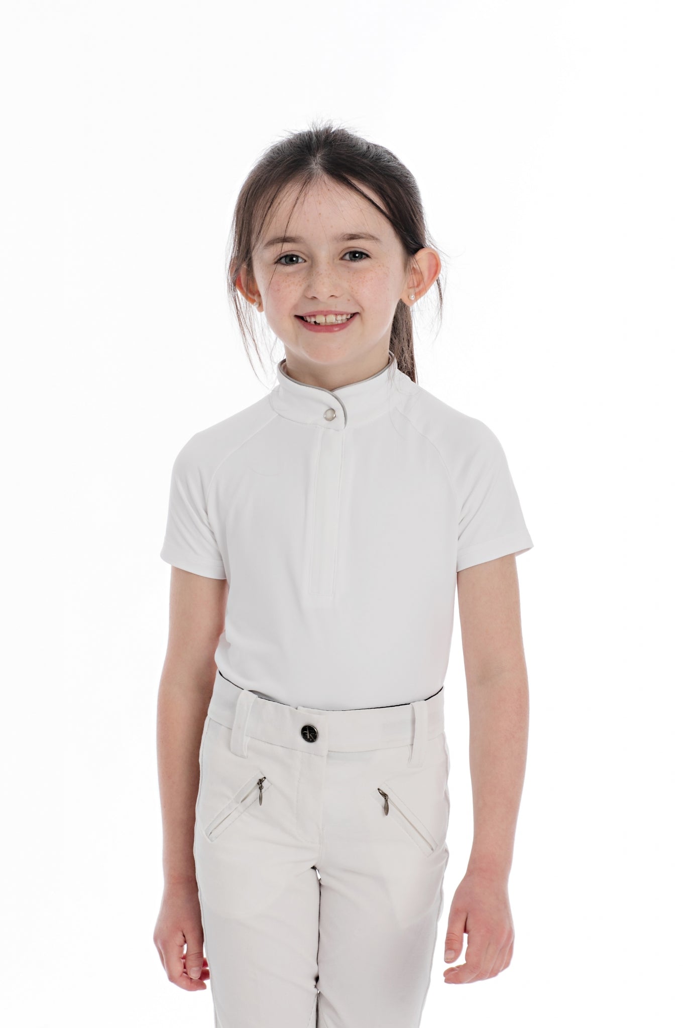 Horseware Kids Sara Short Sleeve Competition Shirt