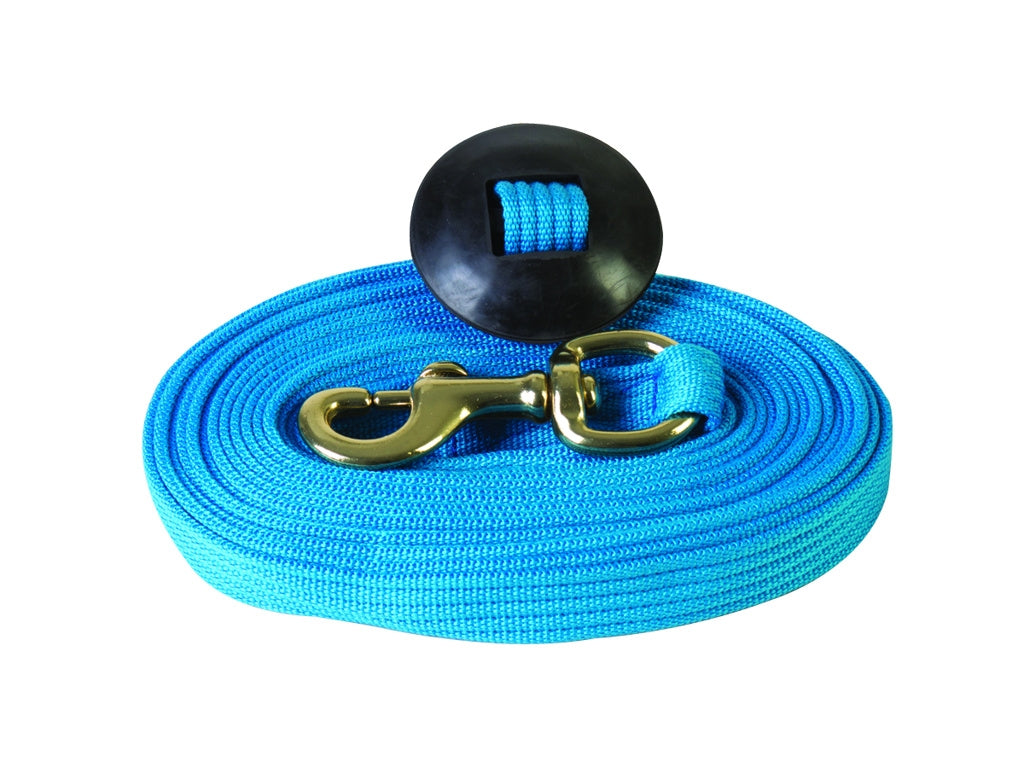 Basic Flat Cotton Web Lunge Line