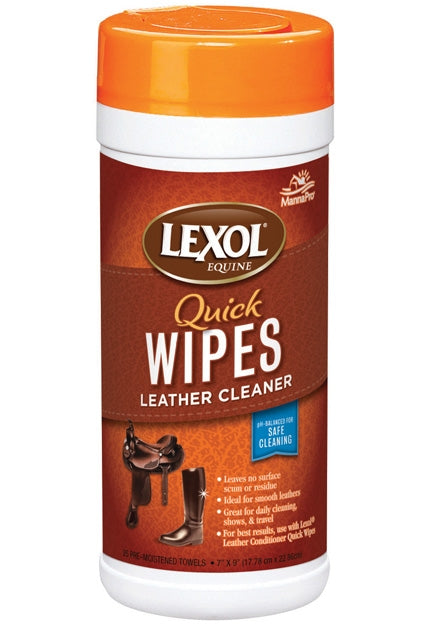 Manna Pro Lexol Quick Wipes Leather Cleaner