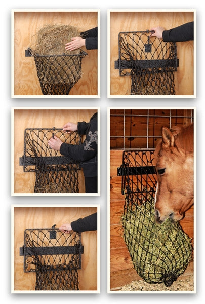 Original Hay Hoop Collapsible Wall Feeder