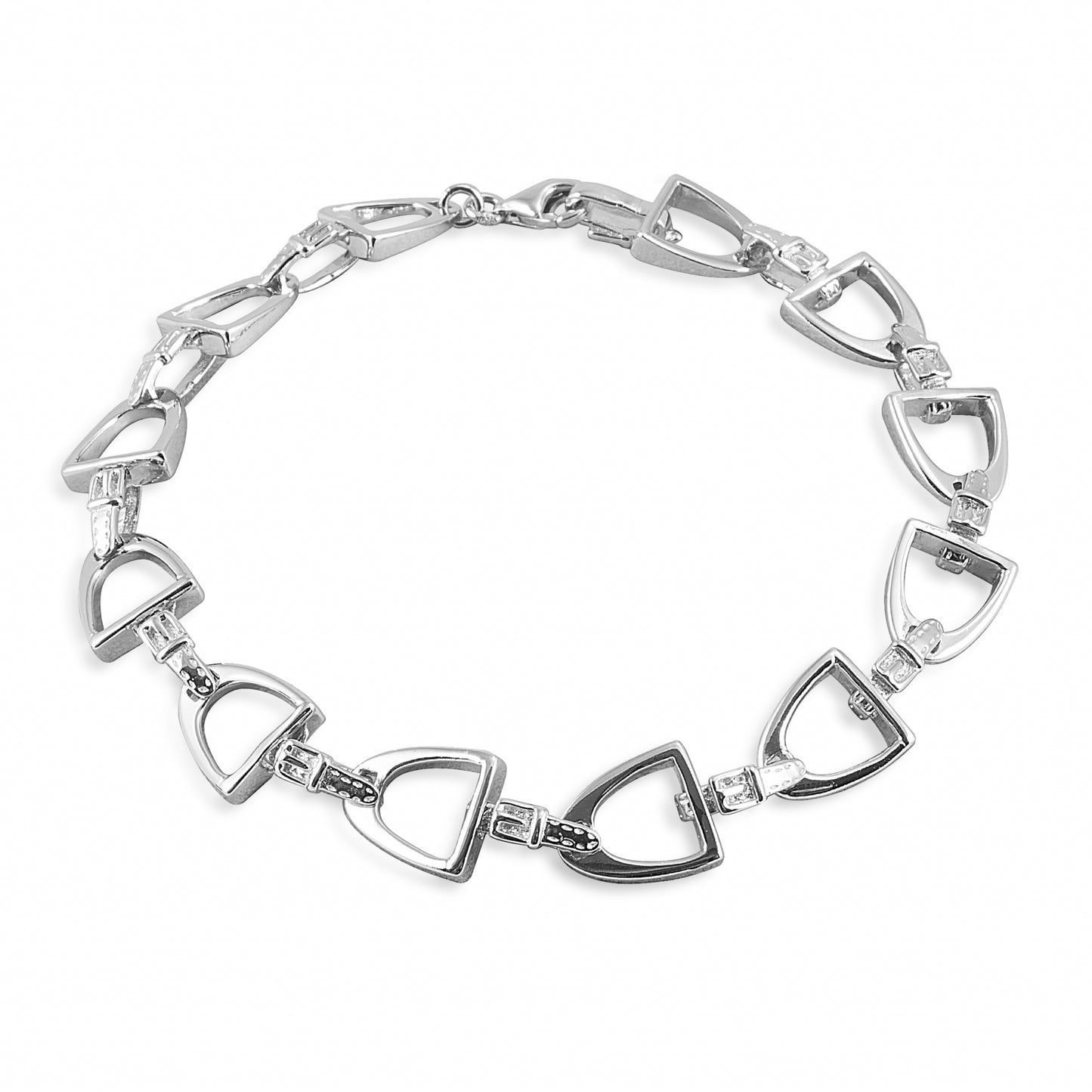 Kelly Herd Small English Stirrup Bracelet - Sterling Silver